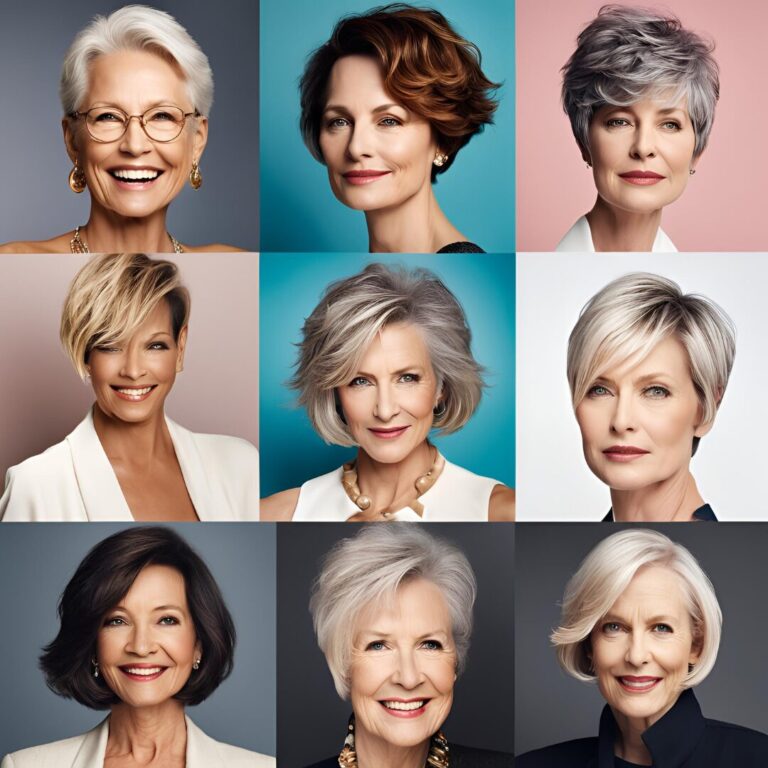 12 Best Short Haircuts for Older Women