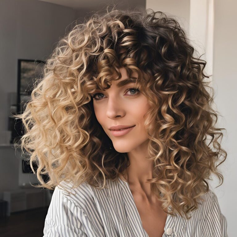 The Best Curly Haircuts With Bangs: Stylish And Perfect For All Curl Types