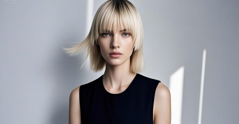 Modern & Messy: 15 Wolf Cut Hairstyles with Curtain Bangs to Try